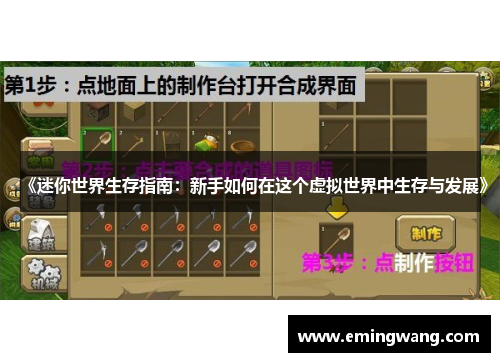 《迷你世界生存指南：新手如何在这个虚拟世界中生存与发展》